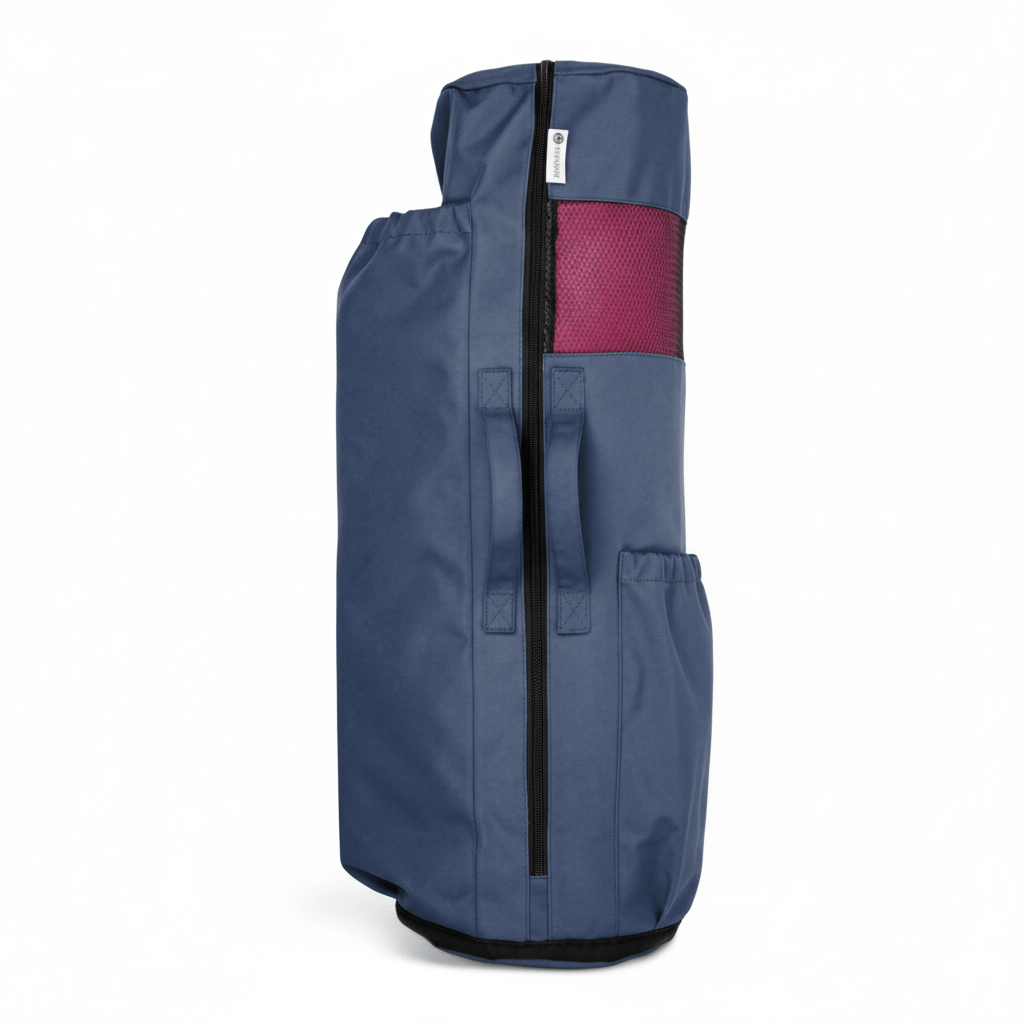 Blue MAGNILAY Convertible Yoga mat bag Logo