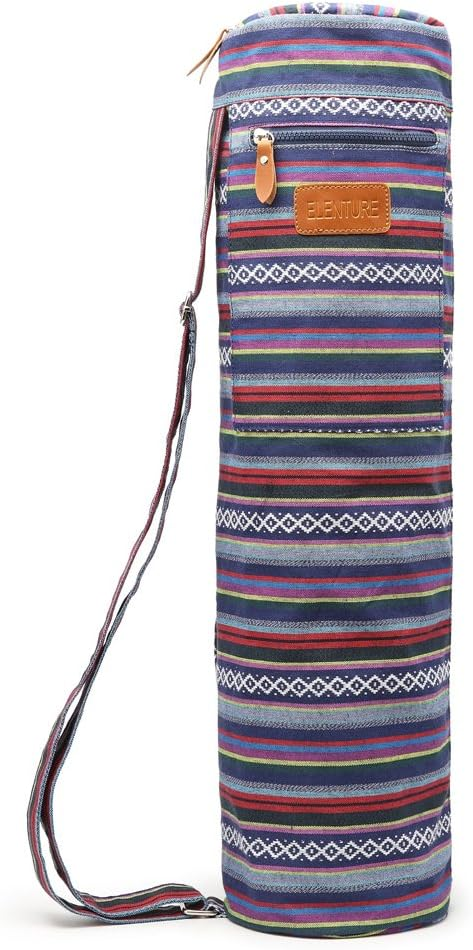Adjustable Strap and Pockets yoga mat bag with sewing pattern Logo
